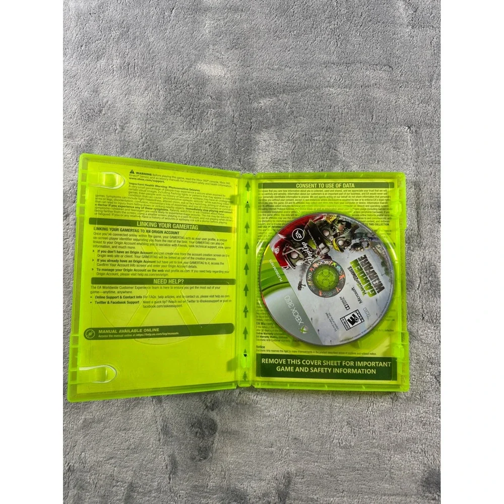 Plants vs Zombies Garden Warfare Xbox 360 Platinum Hits EA PopCap Game